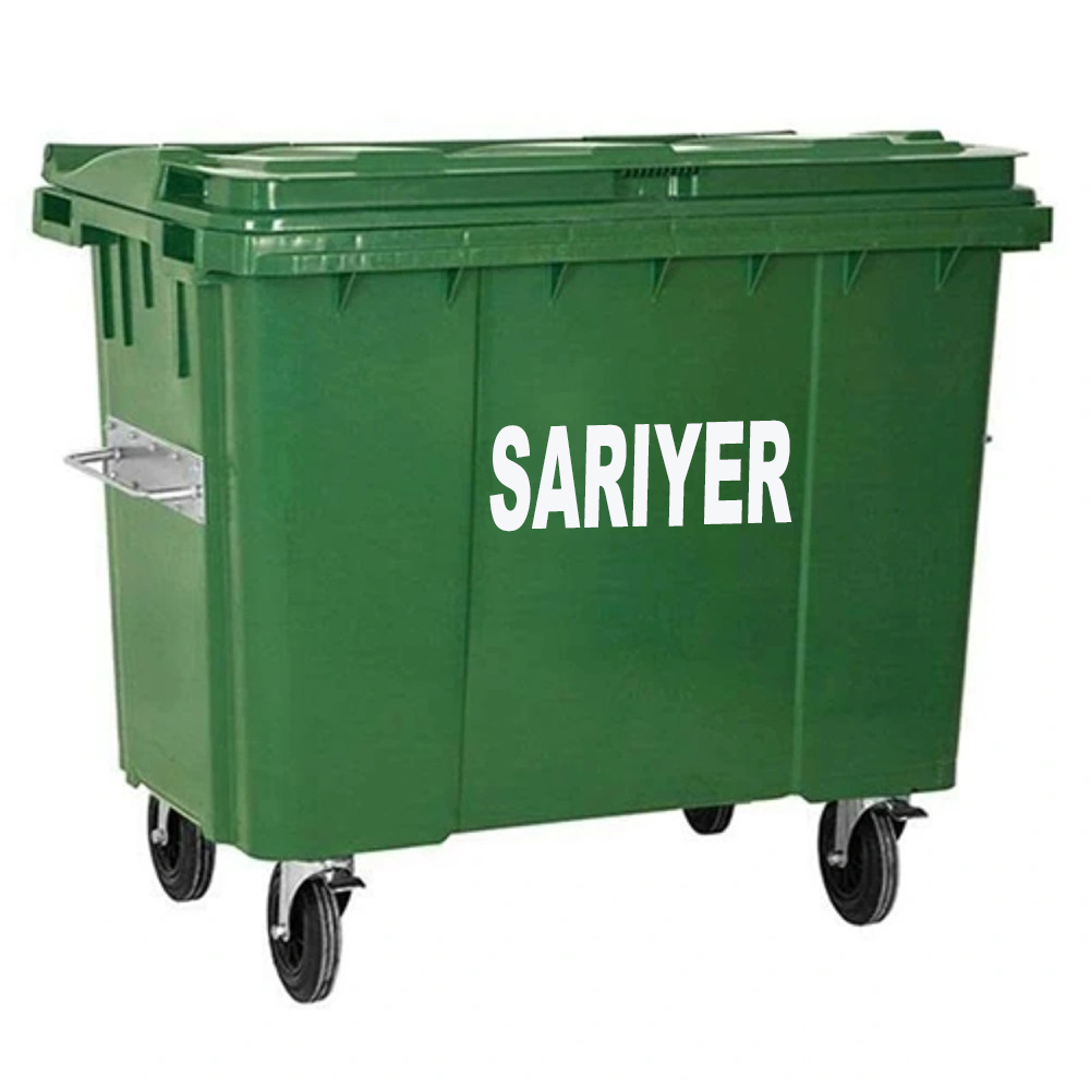 Sarıyer 1100 Litre Plastik Çöp Konteyneri
